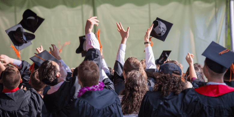 university students graduating
