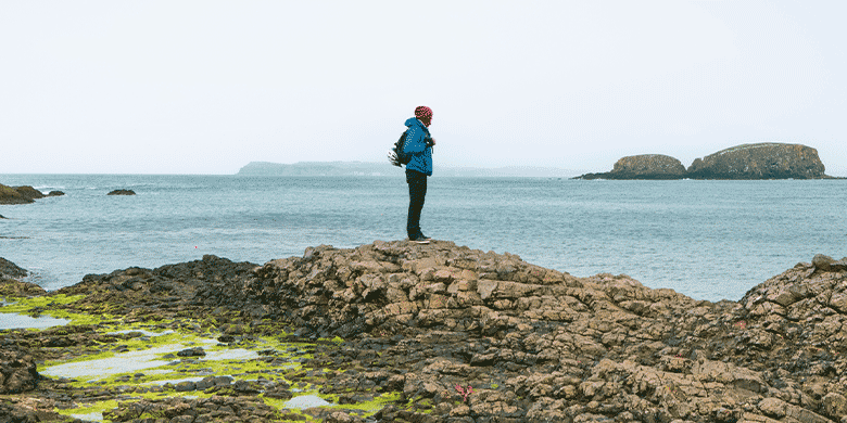 lone hiker